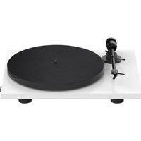 PRO-JECT E1 BT Belt Drive Bluetooth Turntable - White, White
