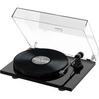 PRO-JECT E1 Standard Belt Drive Turntable - Black, Black