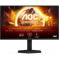 AOC 25G4SXU Full HD 24.5" IPS LED Gaming Monitor - Black & Grey, Silver/Grey,Black