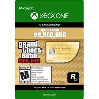 XBOX Grand Theft Auto Online - 3,500,000 GTA Dollars