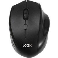 LOGIK LCFWLM26 Wireless Optical Mouse - Black, Black
