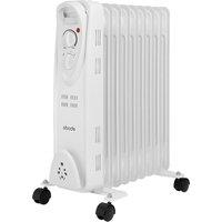 ABODE AOFR9003 Portable Oil-Filled Radiator - White, White