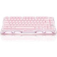 GRAVASTAR Mercury K1 Wireless Mechanical Gaming Keyboard - Sakura Pink, Pink