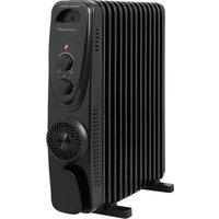 RUSSELL HOBBS RHOFR2403B Portable Oil-Filled Radiator - Black, Black