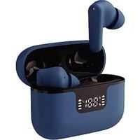 GROOV-E Vibe Buds Wireless Bluetooth Noise-Cancelling Earbuds - Blue, Blue