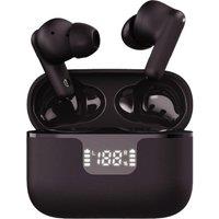 GROOV-E Vibe Buds Wireless Bluetooth Noise-Cancelling Earbuds - Black, Black