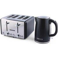 HAMILTON BEACH Harmony Breakfast Jug Kettle & 4-Slice Toaster Bundle - Espresso, Black