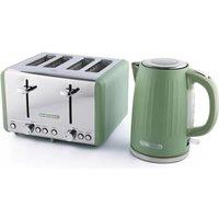 HAMILTON BEACH Harmony Breakfast Jug Kettle & 4-Slice Toaster Bundle - Matcha, Green