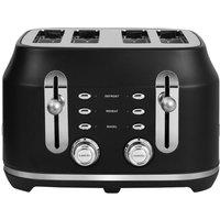 RANGEMASTER Classic Collection RMCL4S304BK 4-Slice Toaster - Black, Black