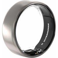 ULTRAHUMAN Ring Air - Raw Titanium, Size 6, Silver/Grey