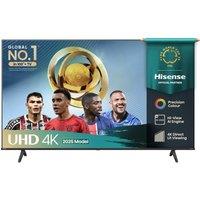 55" Hisense E6Q LED 4K HDR Smart TV with Freely - 55E6QTUK, Black