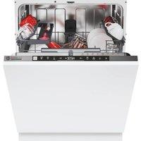 HOOVER HI 5C6F0S-80 Full Size Fully Integrated WiFi-enabled Dishwasher, Silver/Grey