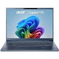 ACER Aspire 14 AI 14" Laptop, Copilot PC - Snapdragon X, 512 GB SSD, Blue, Blue