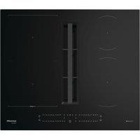 HISENSE Hi6 HEH6432BSCWF 60 cm Vented Electric Induction Smart Hob - Black, Black