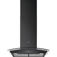 AEG DTX3640B Chimney Cooker Hood - Black, Black
