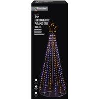 PREMIER Flexibright Pyramid Tree with Star Top - 1.4 m / 5.9 ft