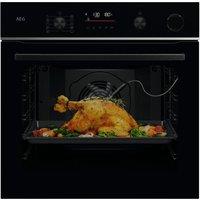 AEG 6000 SenseCook TR6PB521SB Electric Pyrolytic Steam Smart Oven - Black, Black
