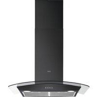 AEG DTX3840B Chimney Cooker Hood - Black, Black