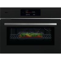 AEG 8000 MealAssist TK8NK721T Built-in Combination Microwave - Matte Black, Black