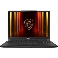 MSI Stealth A16 AI 16 Refurbished Gaming Laptop - AMD Ryzen AI 9, RTX 5060, 1 TB SSD (Excellent Condition), Black
