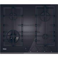 HAIER HAVG6BF4TBPB 60 cm Gas Hob - Black, Black