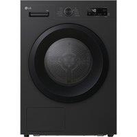 LG X10 Series ThinQ RHX1009NNK 9 kg Heat Pump Tumble Dryer - Onyx Black, Black