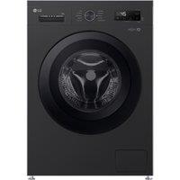 LG X10 Series Direct Drive F4X1009NNK WiFi-enabled 9 kg 1400 Spin Washing Machine - Onyx Black, Black