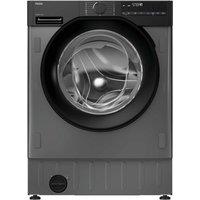 HAIER Series 6 BHA6S69M6DB9RJ80 Integrated WiFi-enabled 9 kg 1600 Spin Washing Machine, Silver/Grey,Black