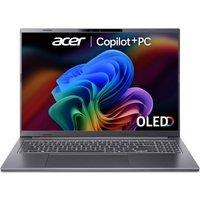 ACER Aspire 16 AI OLED 16" Laptop, Copilot PC - AMD Ryzen AI 7, 1 TB SSD, Grey, Silver/Grey
