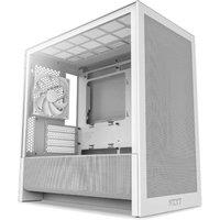 NZXT H3 Flow microATX Mid-Tower PC Case - White, White