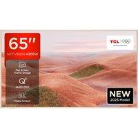 65" Tcl NXTVISION A300W QLED 4K HDR Smart Google TV - 65A300W-UK, Silver/Grey