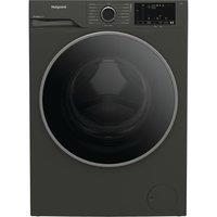 HOTPOINT FabricCare HBCA 103G CARE UK 10 kg 1400 Spin Washing Machine - Manhattan Grey, Silver/Grey