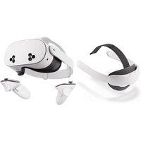 Meta Quest 3S Mixed Reality Headset & Quest 3/3S Elite Strap Bundle