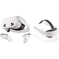 Meta Quest 3S Mixed Reality Headset & Quest 3/3S Elite Strap with Battery Bundle