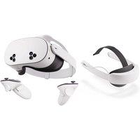 Meta Quest 3S Mixed Reality Headset & Quest 3/3S Elite Strap with Battery Bundle