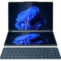 LENOVO Yoga Book 9 U7 14" 2 in 1 Laptop - IntelCore Ultra 7, 1 TB SSD, Teal, Blue