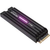 CRUCIAL T710 M.2 Internal SSD with Heatsink - 2 TB, Black