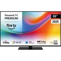 55" Panasonic TV-55W85BEY Smart 4K Ultra HD HDR QLED TV, Black