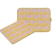 GOJI G14SLBUN26 14 Laptop Sleeve & Mouse Mat - Yellow, Yellow