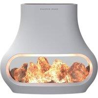 SHARPER IMAGE Salt Lamp Diffuser - White, White