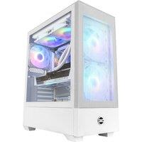 PCSPECIALIST Luna 75 Gaming PC - AMD Ryzen 7, RTX 5070, 1 TB SSD, White