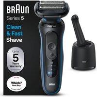BRAUN Series 5 BRA52-B7000CC Wet & Dry Shaver - Blue, Blue