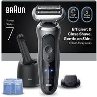BRAUN Series 7 72-G7200CC Wet & Dry Foil Shaver & 4-in-1 SmartCare Centre - Grey, Black