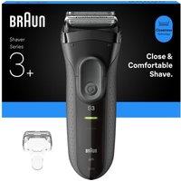BRAUN Series 3 BRA3000S Wet & Dry Foil Shaver - Black, Black