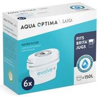 AQUA OPTIMA Aurora Evolve Water Filter Cartridge - 6 Months Pack, White
