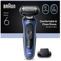BRAUN Series 6 BRA62-B1200S Wet & Dry Shaver - Blue, Blue