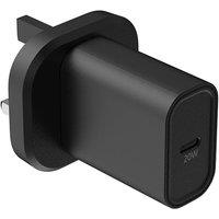LOGIK L20MBK26 Super Fast USB Type-C 20 W Wall Charger, Black