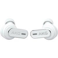 AKG N5 Hybrid Wireless Bluetooth Noise-Cancelling Earbuds - White, White