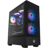 PCSPECIALIST Flux 345 Gaming PC - AMD Ryzen 7, RX 9060 XT, 1 TB SSD, Black