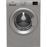 INDESIT Push&Go IP 846S PUSH&GO UK 8 kg 1400 Spin Washing Machine - Silver, Silver/Grey